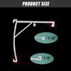 Clear Plastic Blind Clips For 3.5Inch Window Shade Vertical Blinds 8Pcs Set
