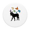 baby Donkey with Butterfly PopSockets Swappable PopGrip