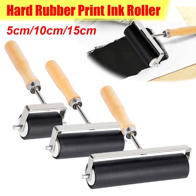 Ink Painting Rubber Roller, 3.5cm Painting Tools, Rubber Roller Printmaking  Brayer Printing Tool 