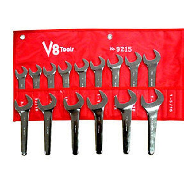 V8 Tools 9215 15pc SAE Service Wrench Set