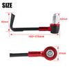Universal Lever Guard Length Adjustable Left and Right Set Red