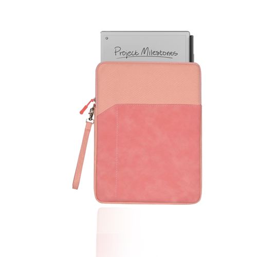 Tablet Sleeve for Remarkable Paper Pro 2024 e-Reader 11.8-inch，360 Protective Bag Carrying Case Water-Resistant，Pink.