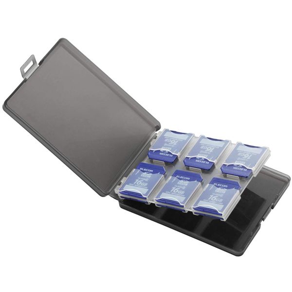 Elecom SD CMC-06NSD12 SD Case, Storage of 12