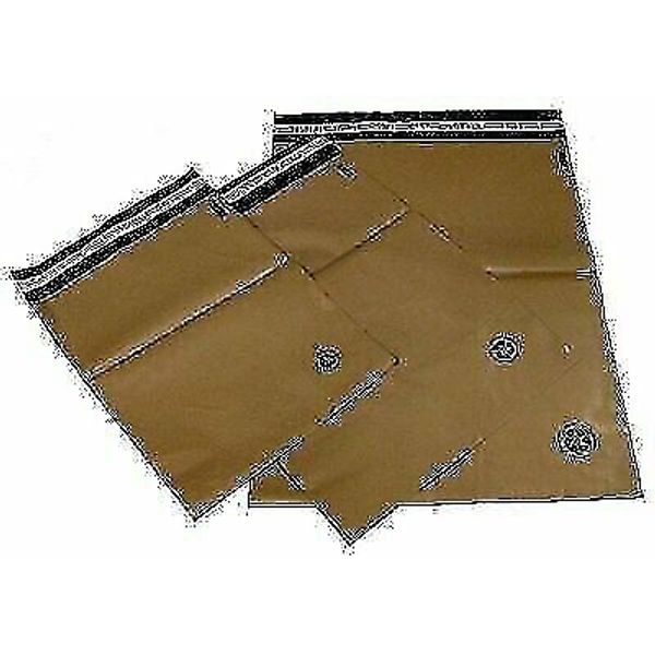 Biodegradable Poly Bag Mailers 10 #8 19 x24 Brown Eco Friendly Unlined SS