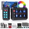 6-Gang Wireless Switch Panel, Remote Control On/Off Circuit for Car Boat UTV ATV