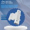 Upvc Door Hinges - 110mm Adjustable Rebated Butt Hinge 13mm Rebate White