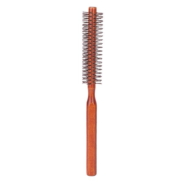 MiniNylon Bristle, 75 Inch HB 1, Small Round Brush for Short Hair, 1 Inch Mini Quiff Roller, Volumizing Roll Hair Brush, Round Hair Brush Roller