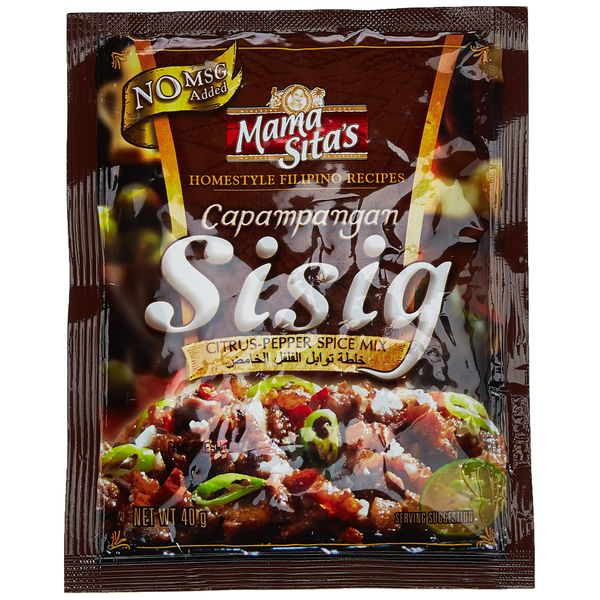 Mama Sita`s Homes Style Filipino Recipes Capampangan Sisig Citrus pepper spice mix 40g