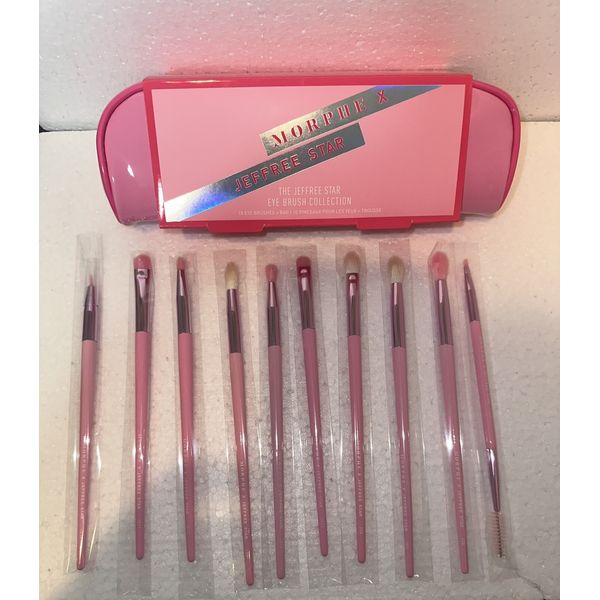 MORPHE X JEFFREE STAR ~ 10 PIECE EYE BRUSH COLLECTION ~ BNIB