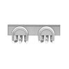 Double Wall Hooks Dueposti Aluminium 992. NA. AN