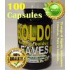 Boldo,Hojas de Boldo,Boldo leaves, Peumus boldus, Boldo leaf 100 Capsules
