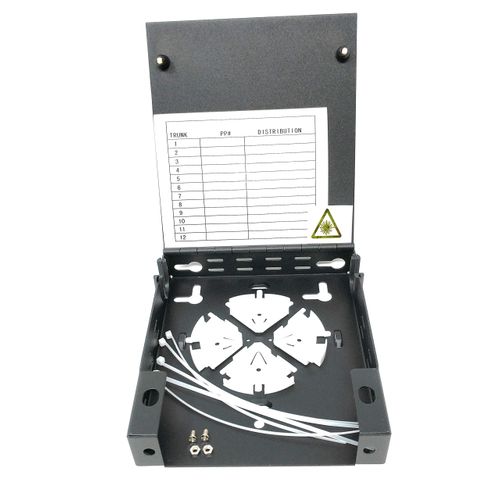 Ultra Spec Cables Unloaded LGX Wall Mount Fiber Enclosure with Spool
