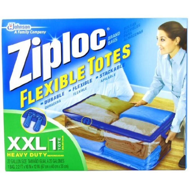Ziploc Flex Totes 1-Count 22-Gallon (s) Storage Bags in the
