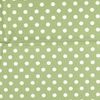 Cotton Fabric Cretonne Wash Out Polka Dots Light Green