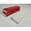 Candy Apple Red Ceramic Tile Mud Cap Subway Trim Mudcap Mid Century Modern