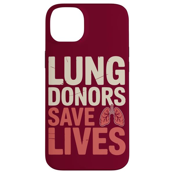 Lung Donor Awareness Case for iPhone 14 Plus