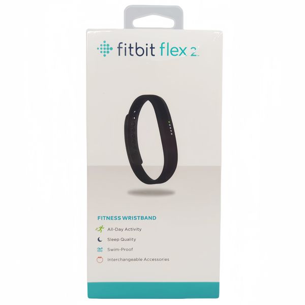 Fitbit Flex 2 Health Activity Sleep Tracker Bluetooth S & L Band New Black