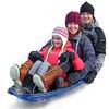 Flexible Flyer Winter Trek Large Pull Sled for Adults. Plastic Toboggan for Snow Sledding, Ice Fishing, Work, Blue, 66 x 20 x 6 inches