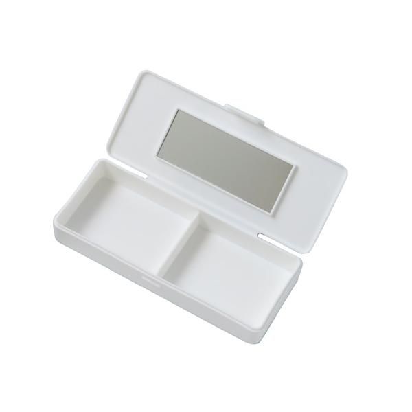 Disposable contact lens case with mirror 13.5 x 5.5 x 2 cm (100 yen shop, 100 yen store, 100 yen store, 100 yen store)