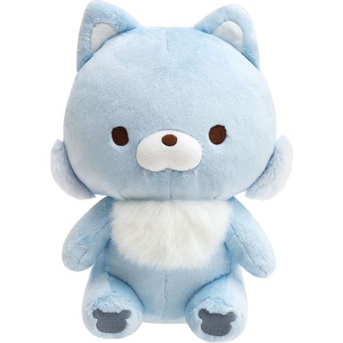 Rilakkuma MF22101 Chairoikoguma Gyutto Plush Stuffed Toy, M Aoko Wolf