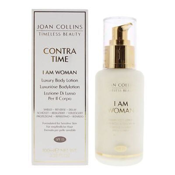 Joan Collins I Am Woman Luxury Body Lotion 100ml Spf 15 For Her Women Femme NEW