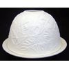 White Fine Porcelain Butterflies Lithophane Tea Light Holder