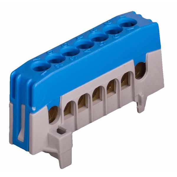 Pollmann N7-F2 Null Conductor Terminal 7-Pin Blue