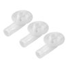 sourcing map Air Conditioner Drain Hose Connector Elbow Fitting for Mini-Split Units and Window AC Unit 18mm 3Pcs
