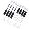 PACKOVE Diy Mascara Tubes Set Empty Eyelash Brush Tubes Reusable Refillable for Cosmetics