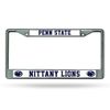 Rico Industries NCAA Penn State Nittany Lions Standard Chrome License Plate Frame , 6 x 12.25-inches