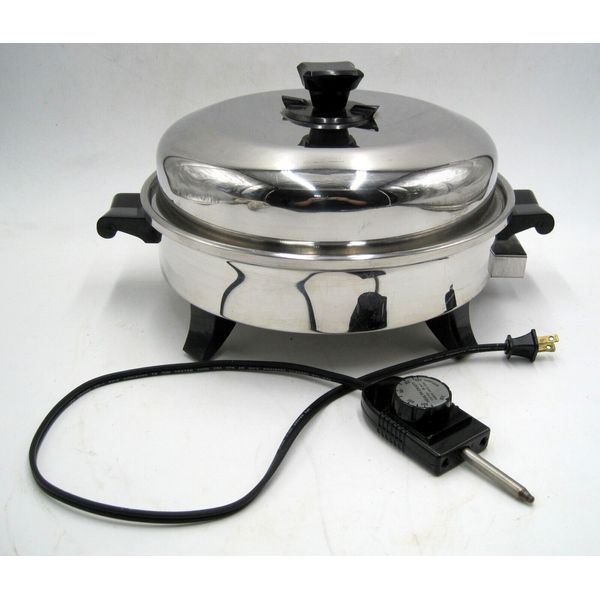 Health Craft 7273 12"  Electric Skillet Made USA LIQUID CORE