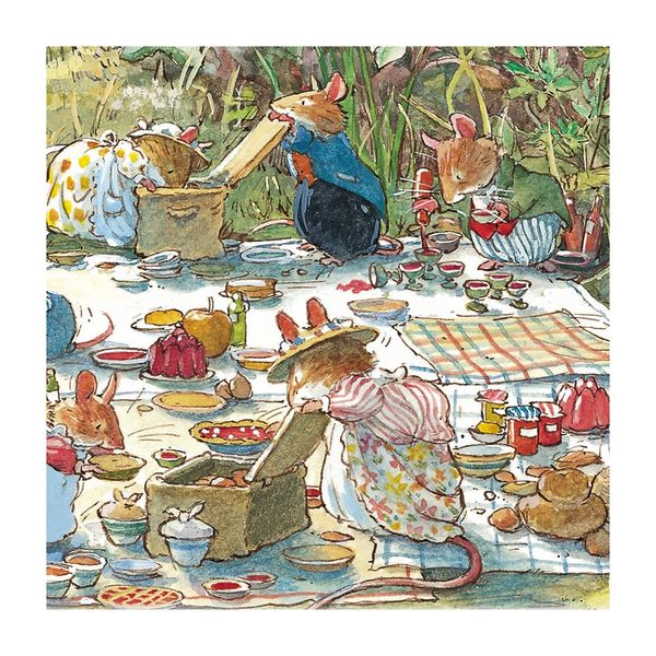 Museums & Galleries Brambly Hedge - Picnic Blank Greeting Card with Envelope