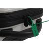 100 X GREEN SECURITY TAGS NUMBERED PULL TIES SECURE ANTI-TAMPER SEALS