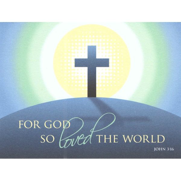 Religious Cross and Scripture Blank Note Cards (8 Cards; 4" x 5.25"; White Envelopes; 8-1)