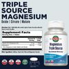 KAL Magnesium Complex 500mg Sustained Release 100 Count Vegan Supplement