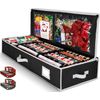 Wrapping Paper Storage Organizer Fits 24 Rolls with Interior Pockets under Bed