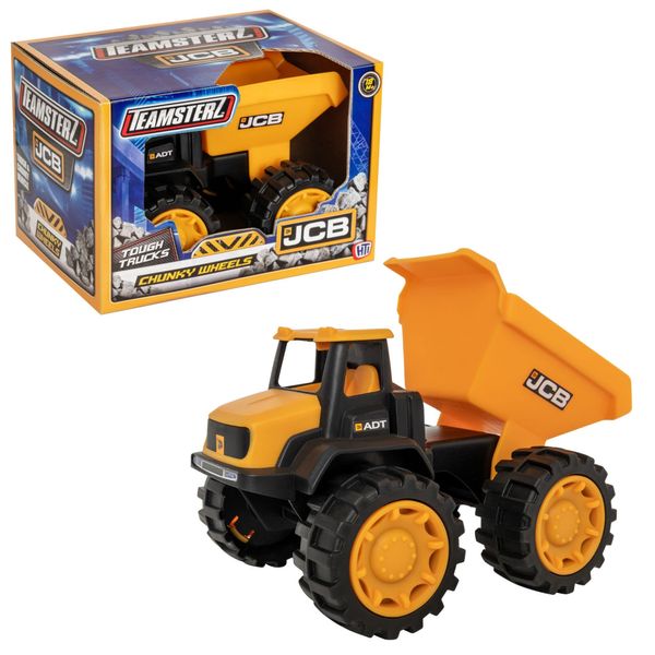 HTI JCB 7 Inch Dump Truck | JCB Construction Vehicle Play Vehicles | Indoor, Outdoor And Sandpit Construction Vehicle Toys | Kids' Play Figures & Vehicles | Construction Vehicles & Trucks | 18M+