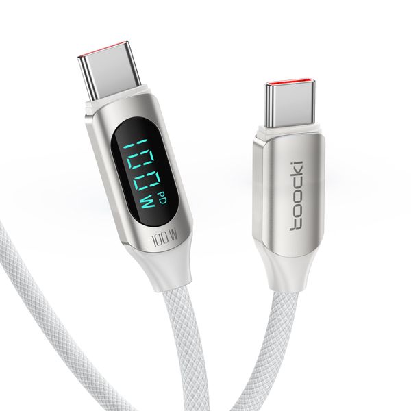 Toocki C-C100W Digital Display Data Cable 1m White