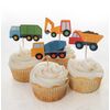 24 Trucks Cupcake Toppers (Construction Trucks)