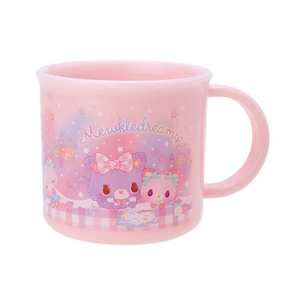 Sanrio 880957 Mucle Dreamy Character Plastic Cup for Kids, 6.8 fl oz (200 ml), Microwave, Dishwasher, Dishwasher Safe, Dishwasher Safe, Made in Japan, Includes Name Sticker