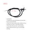Pastlla 28"(70cm) Threaded Release Cable Vibration-Free Black Shutter Release Cable Shutter Release Cable with Bulb-Lock Mechanical Shutter Release Cable