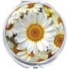 White Daisies Compact with Mirrors - Perfect for your Pocket or Purse