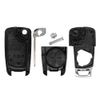 BROVACS Replacement Key Shell Compatible with CHEVROLET Spark 3 Button Keyless Entry Remote Flip Key Case Fob PG657GC