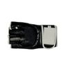 LSM Black Leather MMA Grappling Gloves (M)
