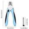 Dog Nail Clipper - Pet Cat Toe Claw Trimmer for Small Medium Large Breed (Blue)