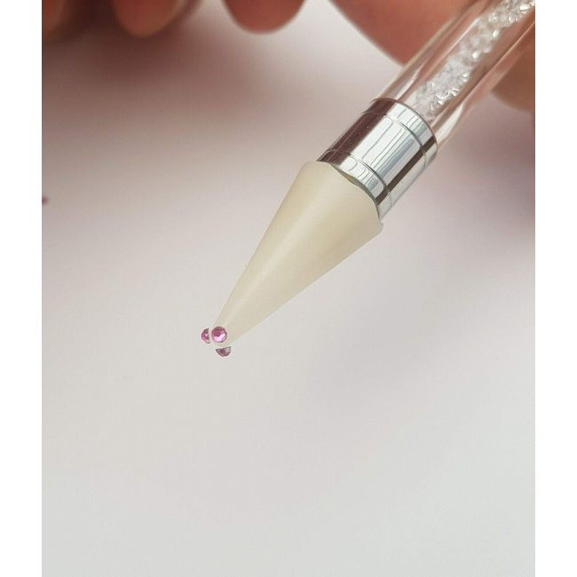 Rhinestone Dotting Pen, Dual-ended Rhinestone Gems Crystals Studs Picker Wax  Pencil Pen Crystal Beads Handle Tool 