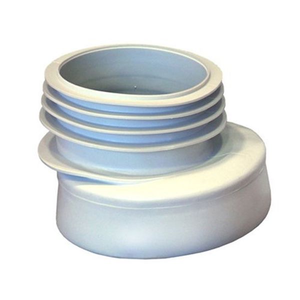110mm Toilet WC Offset Extension Waste Pan Rubber Connector