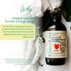 CHILDLIFE Essentials Formula 3 Kids Cough Syrup - Cough Medicine for Kids 2-11, Children's Cough Medicine, Medicine with Umcka, Elderberry & Wild Cherry Bark, Gluten Free - Natural Berry, 4 Fl Oz