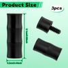 DYNWAVE 3X 1 Set Joint Thread Protectors for Billiard Pool Cue Stick with 3/8x10 Joint
