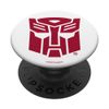 Transformers Autobots Red Outline Robot Logo PopSockets Standard PopGrip